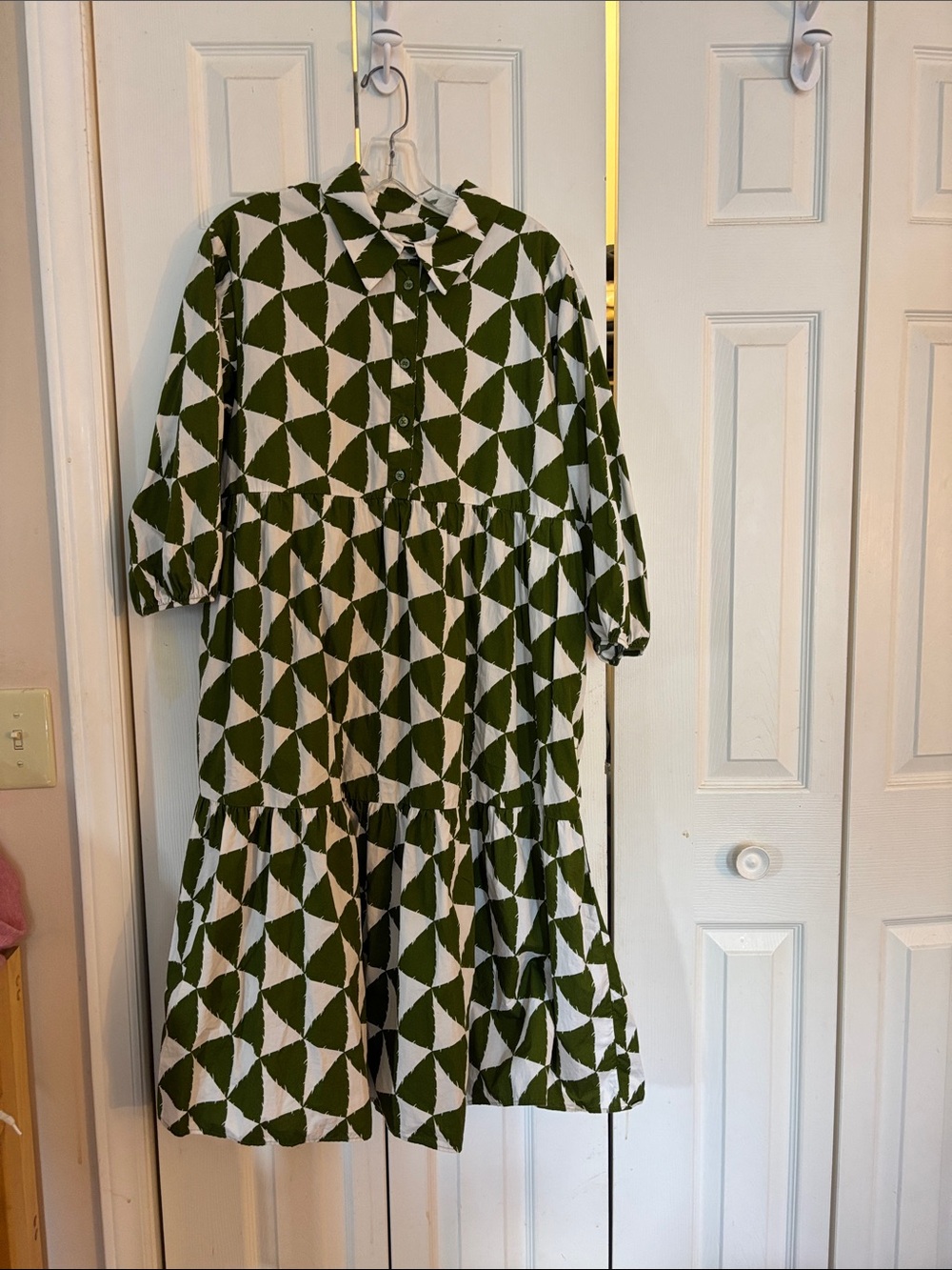 Bettina tiered midi-dress